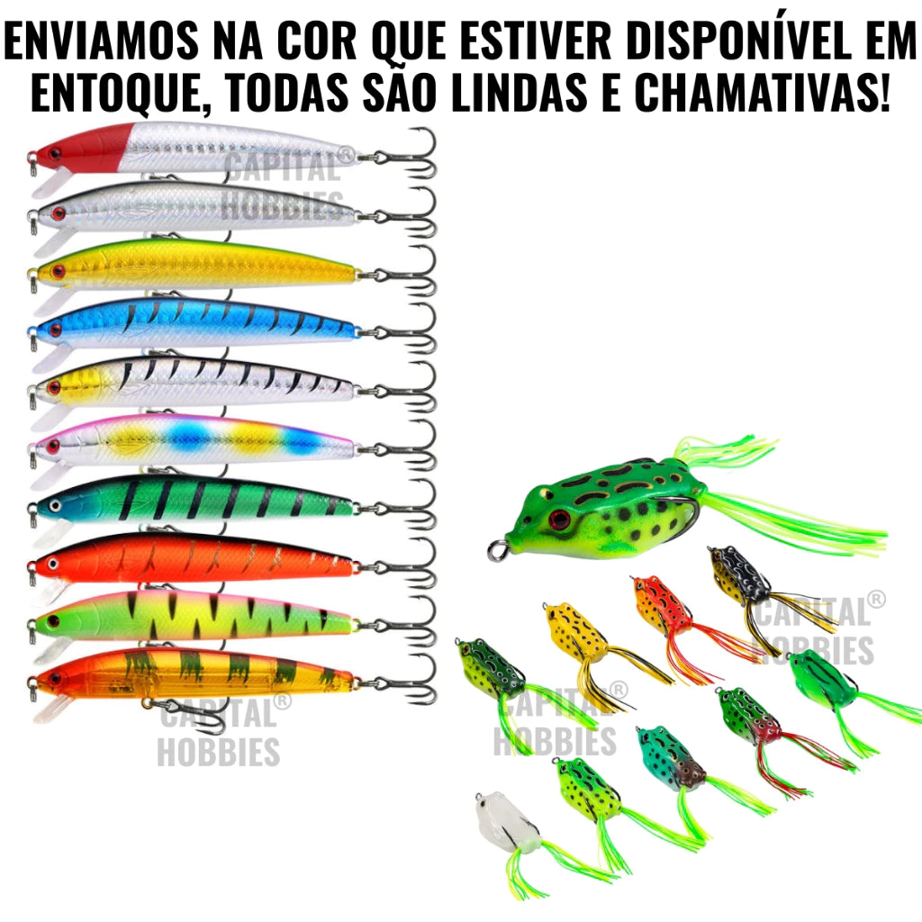 Isca artificial kit 2 unidades